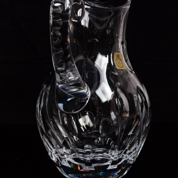 Vintage Cut Crystal Pitcher | West German 24% Lead Crystal | Kitchen Decor - Picture 10 of 10